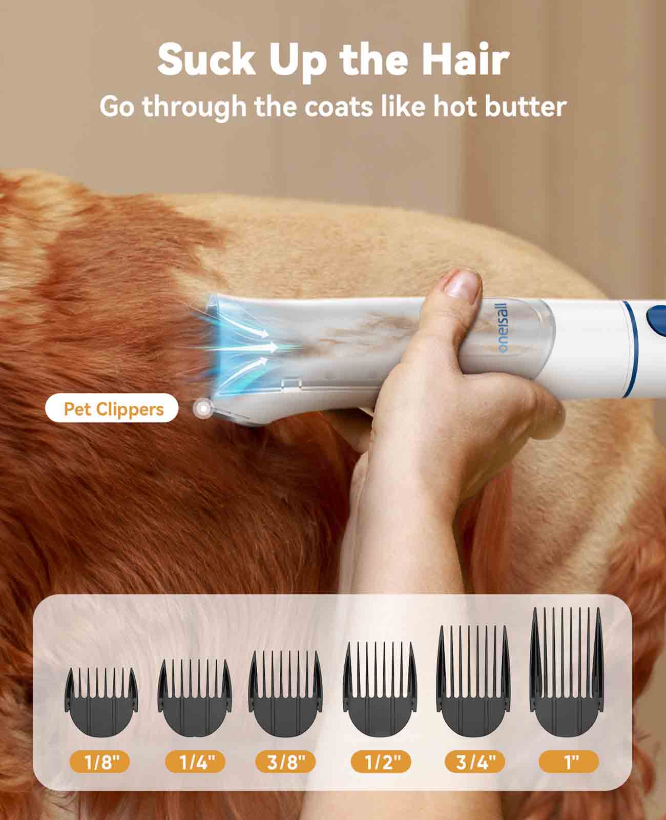 Dog Grooming Vacuum Kit