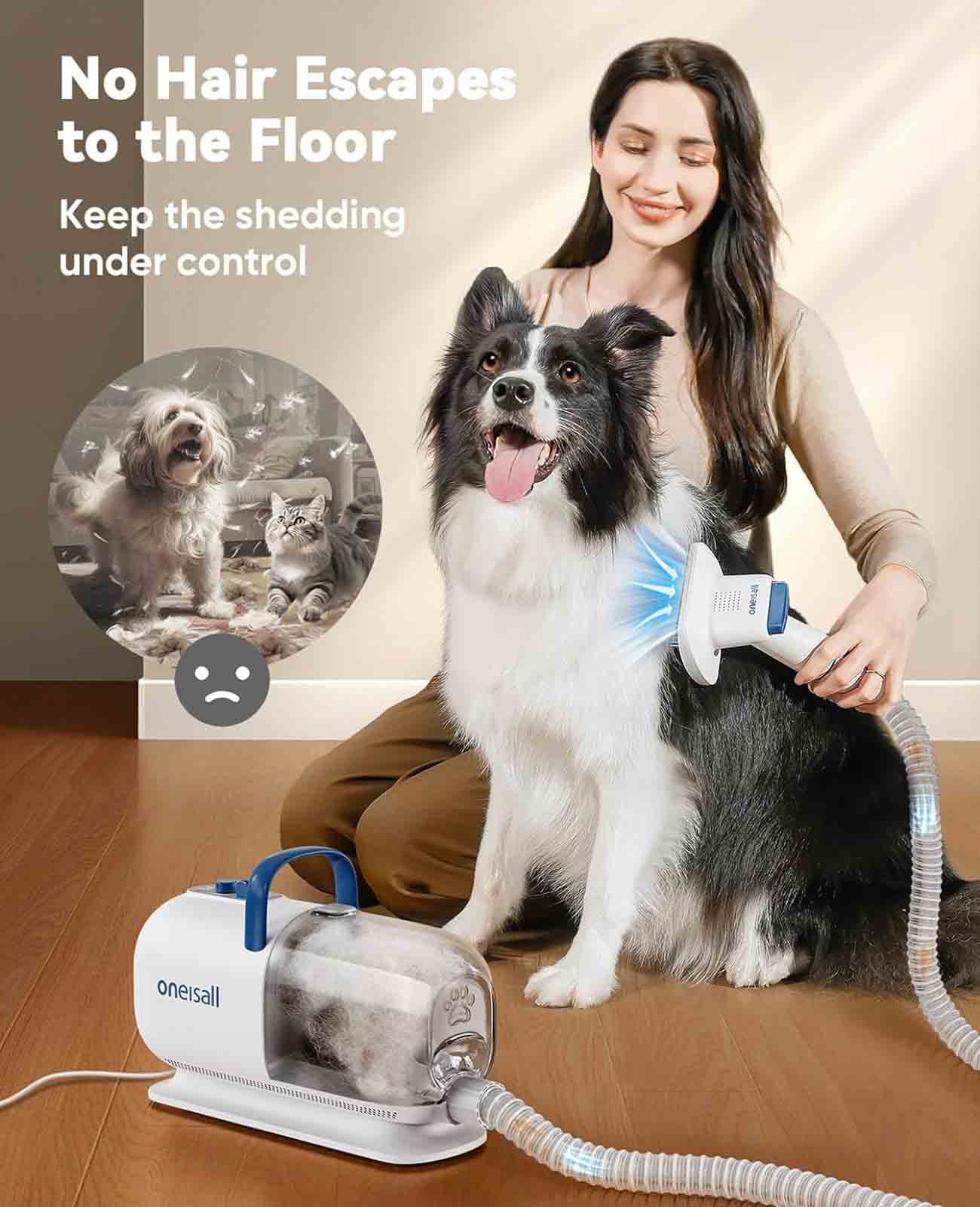 Dog Grooming Vacuum Kit