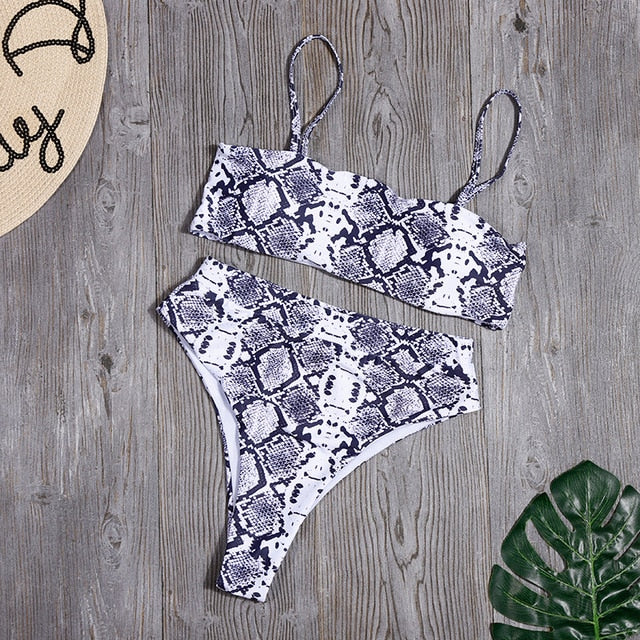 Minimalism Le Solid Swimwear High Waist Bikini Set New Brazilian Women Bikinis Swimsuit Female Bathing Suit Sexy Beach Wear